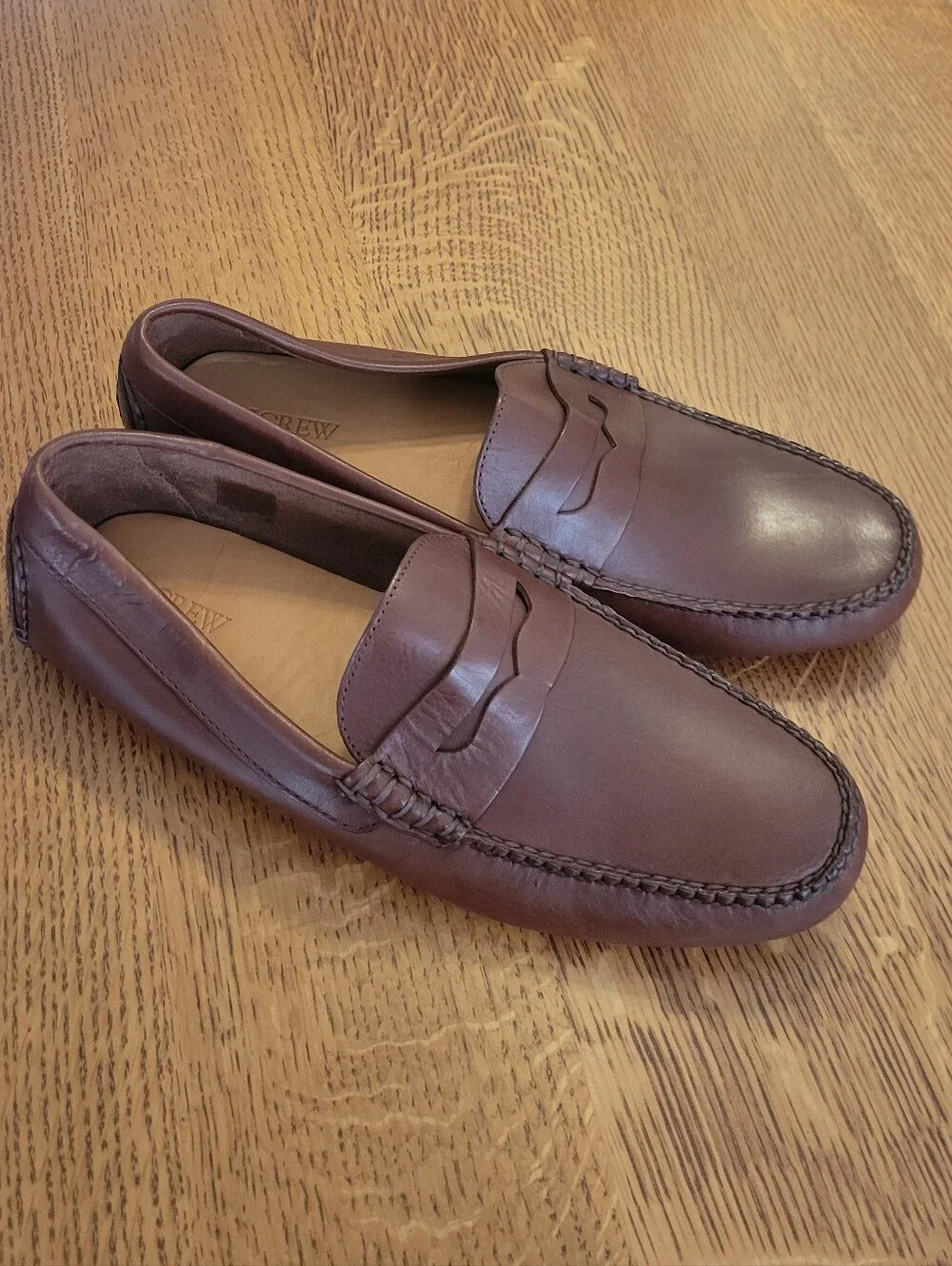 J. Crew driving rubber